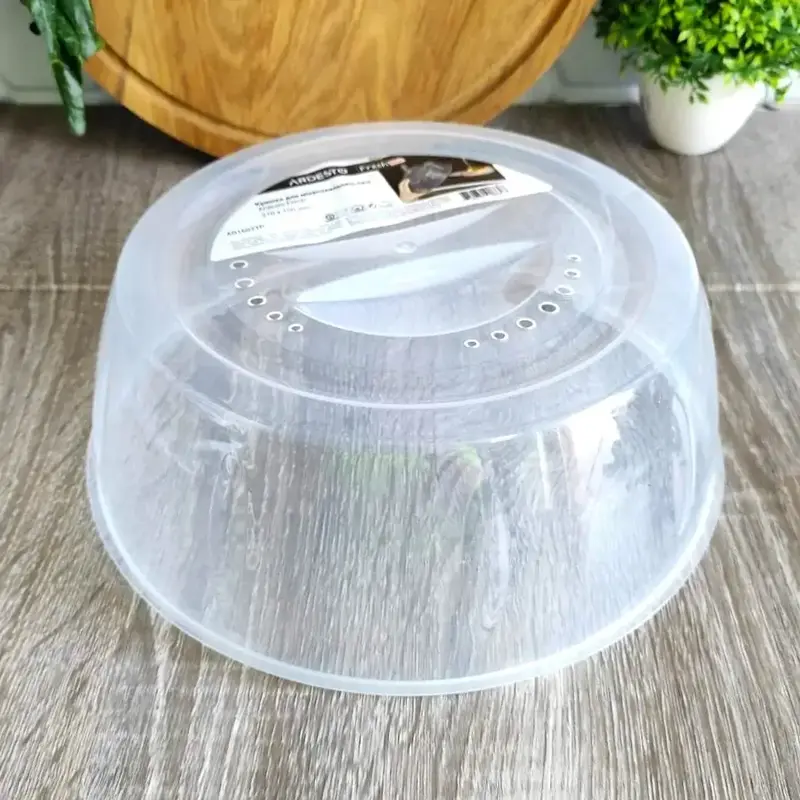 Кришка для мікрохвильової печі Ardesto Fresh, 27см, пластик, прозорий (AR1602TP) - фото - №3