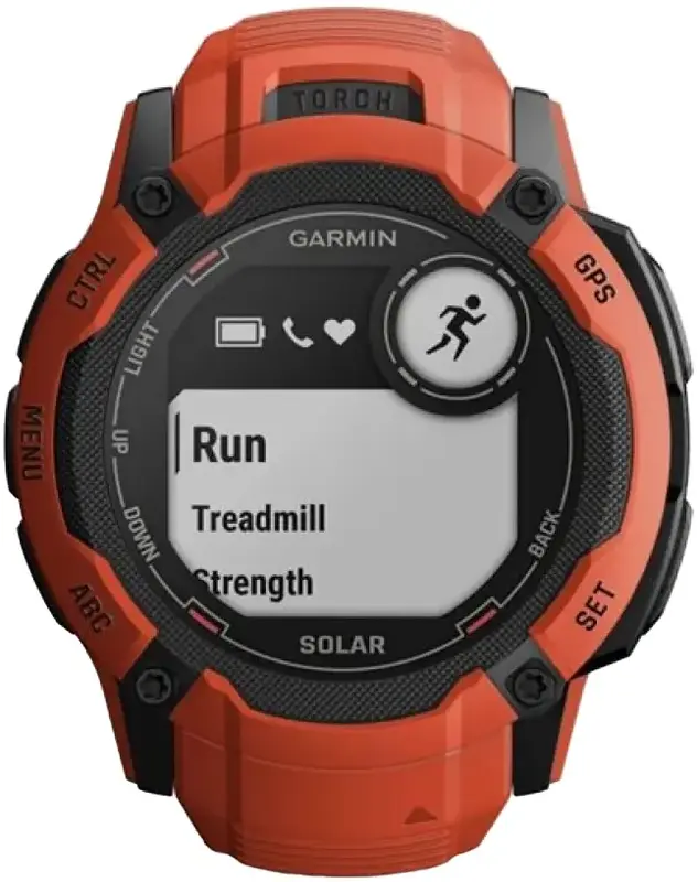 Смарт-часы GARMIN Instinct 2X Solar пламенно-красный (010-02805-01) фото