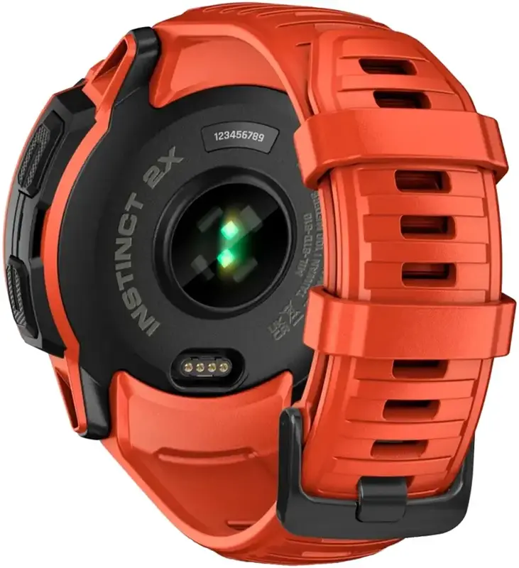 Смарт-часы GARMIN Instinct 2X Solar пламенно-красный (010-02805-01) фото