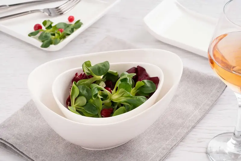 Салатник Ardesto, 14см, порцеляна, білий (AR3723) - фото - №6