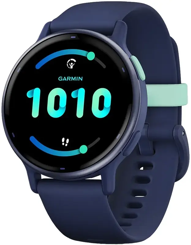 Смарт-годинник GARMIN Vivoactive 5 – темно-синій алюмінієвий безель, темно-синій (010-02862-12) фото