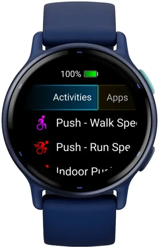 Смарт-годинник GARMIN Vivoactive 5 – темно-синій алюмінієвий безель, темно-синій (010-02862-12) фото