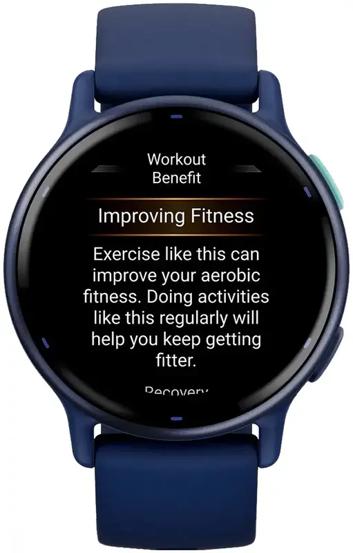 Смарт-годинник GARMIN Vivoactive 5 – темно-синій алюмінієвий безель, темно-синій (010-02862-12) фото