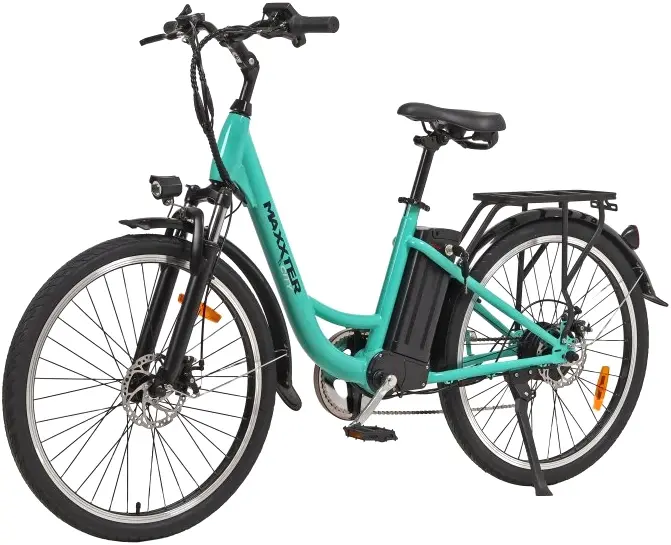 Електричний велосипед Maxxter CITY 2.0 250W (світло-синій) - фото - №1