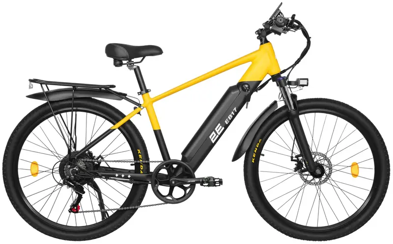 Електровелосипед 2E EB17 26" (Жовто-чорний) - фото - №0