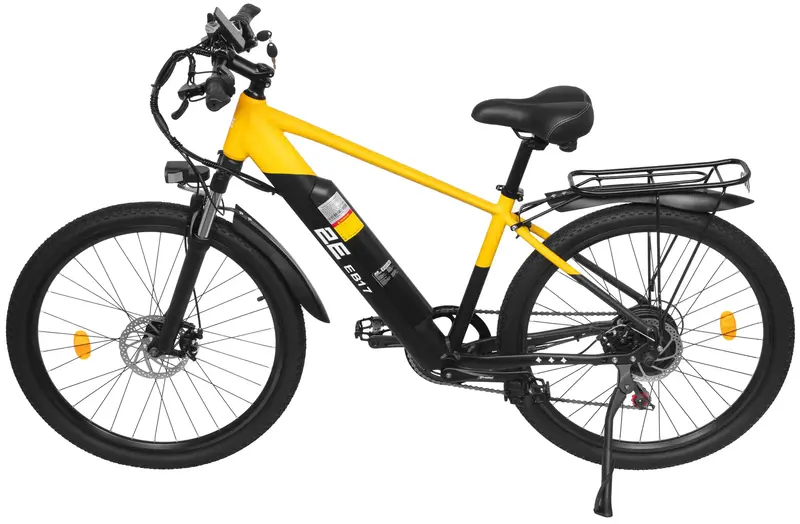 Електровелосипед 2E EB17 26" (Жовто-чорний) - фото - №3
