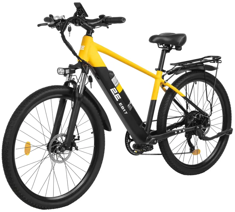 Електровелосипед 2E EB17 26" (Жовто-чорний) - фото - №1