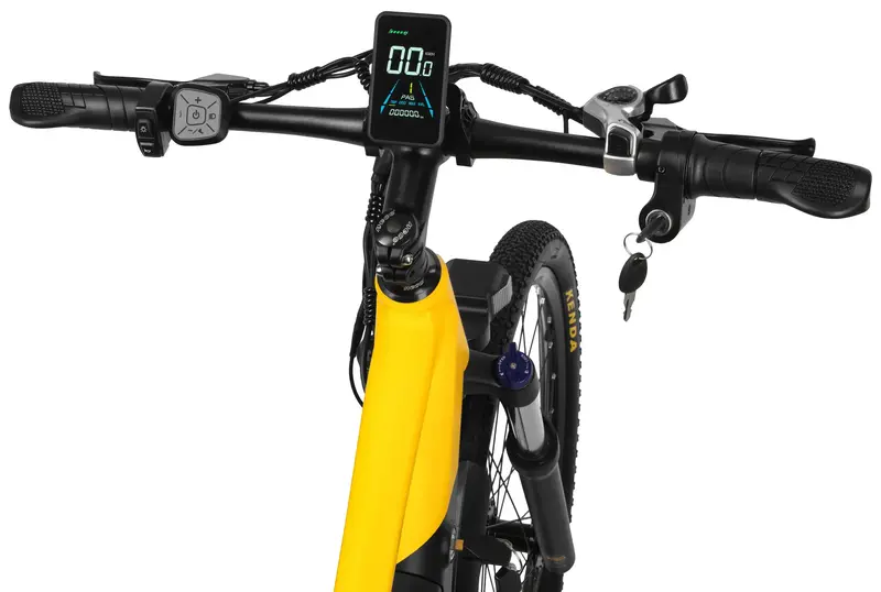 Електровелосипед 2E EB17 26" (Жовто-чорний) - фото - №5