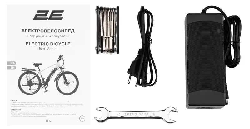 Електровелосипед 2E EB17 26" (Жовто-чорний) - фото - №7