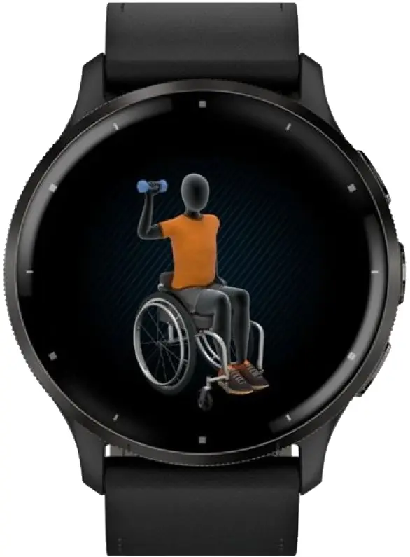 Смарт-часы GARMIN Venu 3, безель из нержавеющей стали, черный (010-02784-52) фото