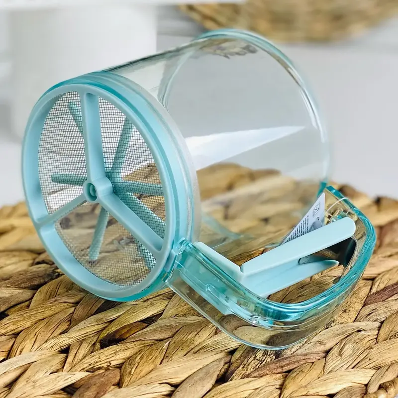 Кружка-сито Ardesto Fresh, 9.5см, пластик, блакитний (AR3918T) - фото - №5