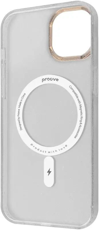 Чохол для iPhone 13 Proove Cuprum Case with Magnetic Ring (Cream) - фото - №1