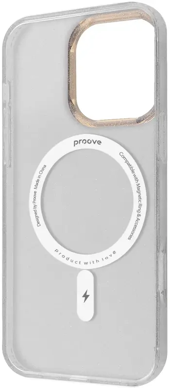 Чохол для iPhone 16 Pro Proove Cuprum Case with Magnetic Ring (Cream) - фото - №1