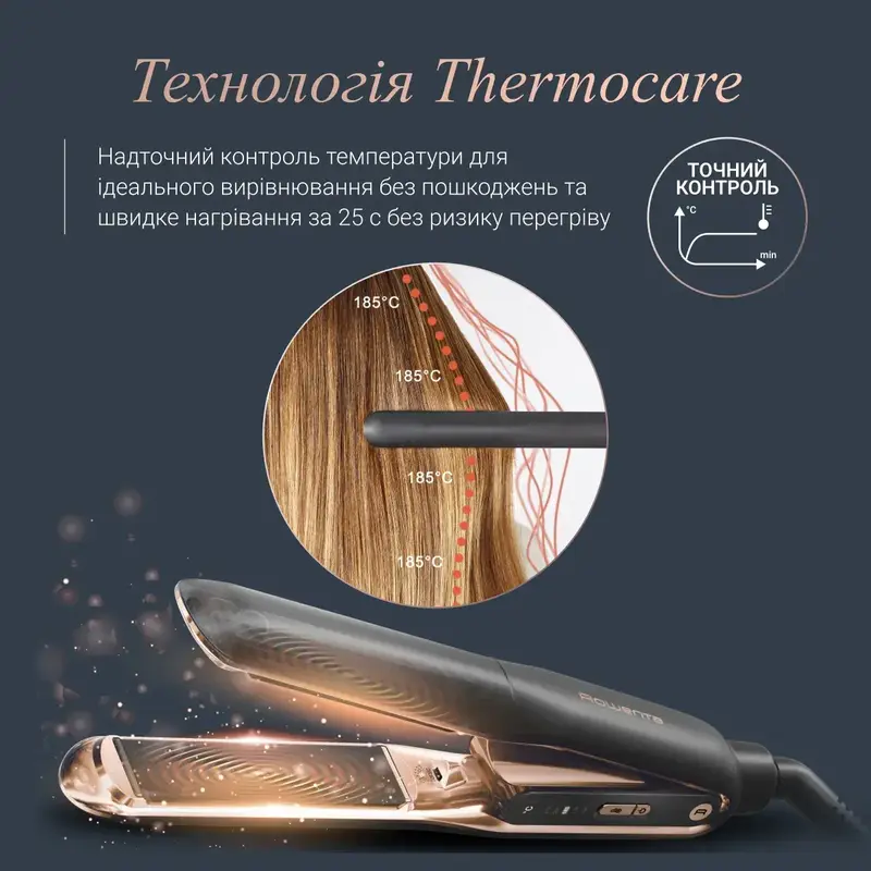Випрямляч для волосся Rowenta Thermocare Ultimate Experience SF8120F0 - фото - №4