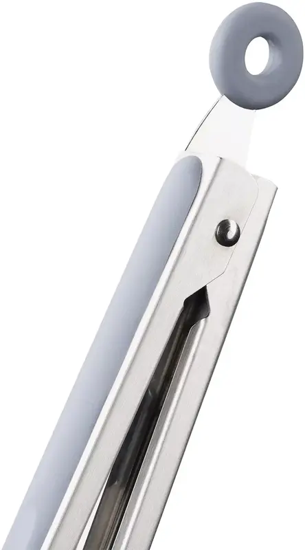 Щипці кухонні Ardesto Midori, 28см, силікон, нержавіюча сталь, сірий (AR3022GS) - фото - №5