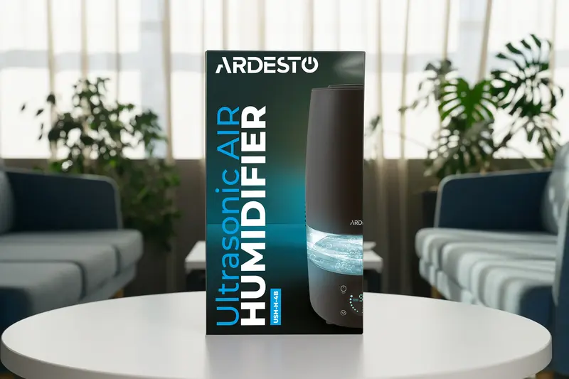 Увлажнитель воздуха ARDESTO USH-H-4B ультразвуковой, 30м2, 4л, 2800мл/г фото