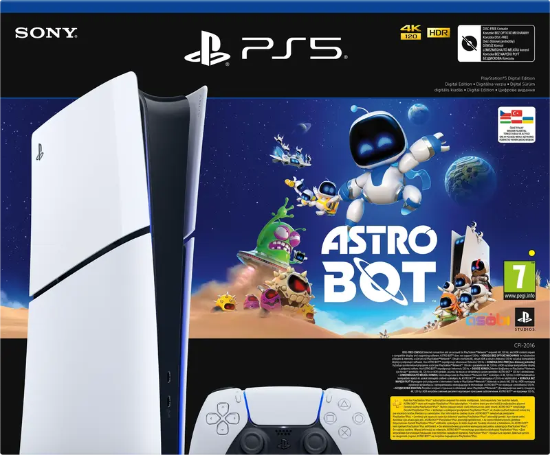 Ігрова консоль Sony PlayStation 5 Slim Digital Edition (ASTRO BOT) фото