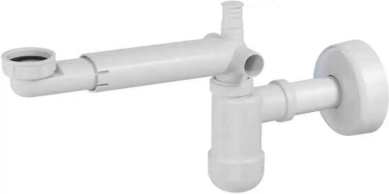 Сифон Deante Space-Saver Lux телескопічний, білий (NHC_633K) фото