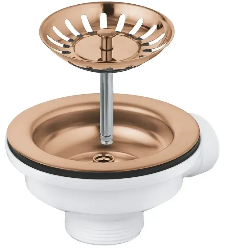 Зливний комплект Grohe для одної чаші з ексцентриком (40996DL0) фото