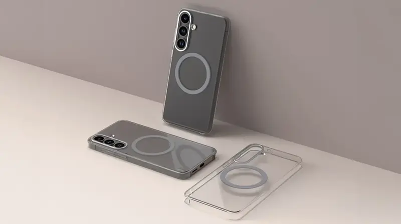 Чохол для Samsung S25 Symmetry Magnet Case Clear (GP-FFS931YCATW) - фото - №4