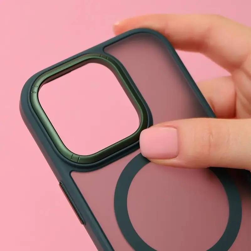 Чохол для iPhone 16 Pro Proove Essence Case with Magnetic Ring (Titanium) фото