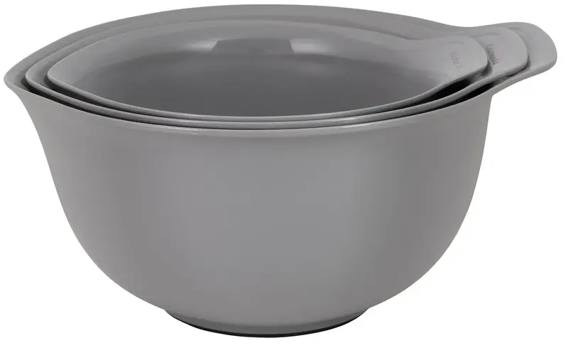 Набір мисок для змішування KitchenAid Coreline 3шт, 2,4/3,3/4,3 л, сірий (KQG175OSCGG) - фото - №0