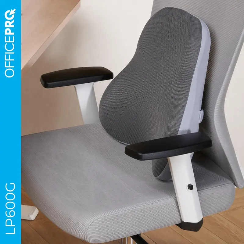 Эргономичная подушка для поясницы Officepro LP600G Gray фото
