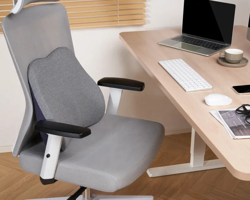 Ергономічна подушка для попереку Officepro LP570G Gray фото