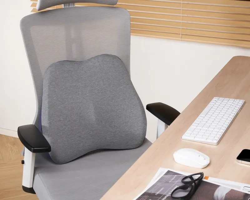 Ергономічна подушка для попереку Officepro LP570G Gray фото