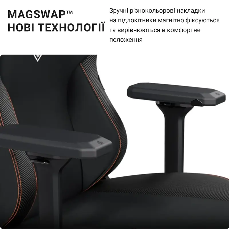 Ігрове крісло Anda Seat Kaiser 3 Size L (Black) AD12YDC-L-01-B-PV/C фото