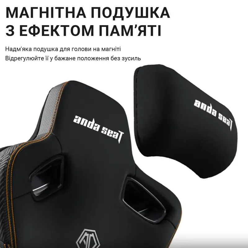 Ігрове крісло Anda Seat Kaiser 3 Size XL (Black Fabric) AD12YDC-XL-01-B-CF фото