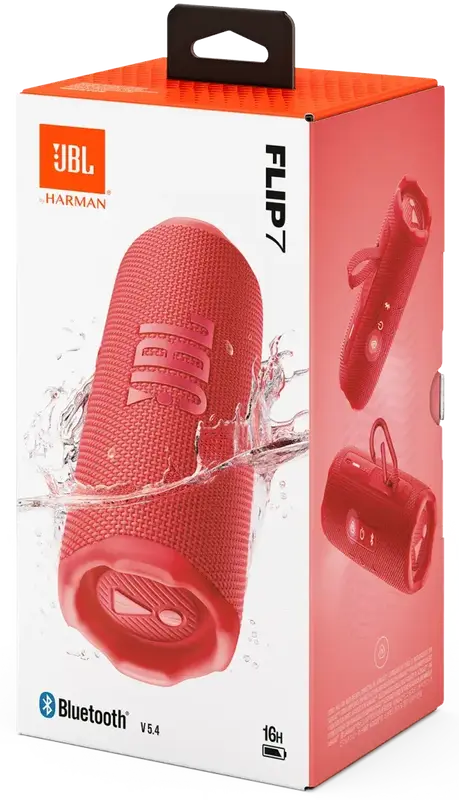 Акустика JBL Flip 7 Red - фото - №12