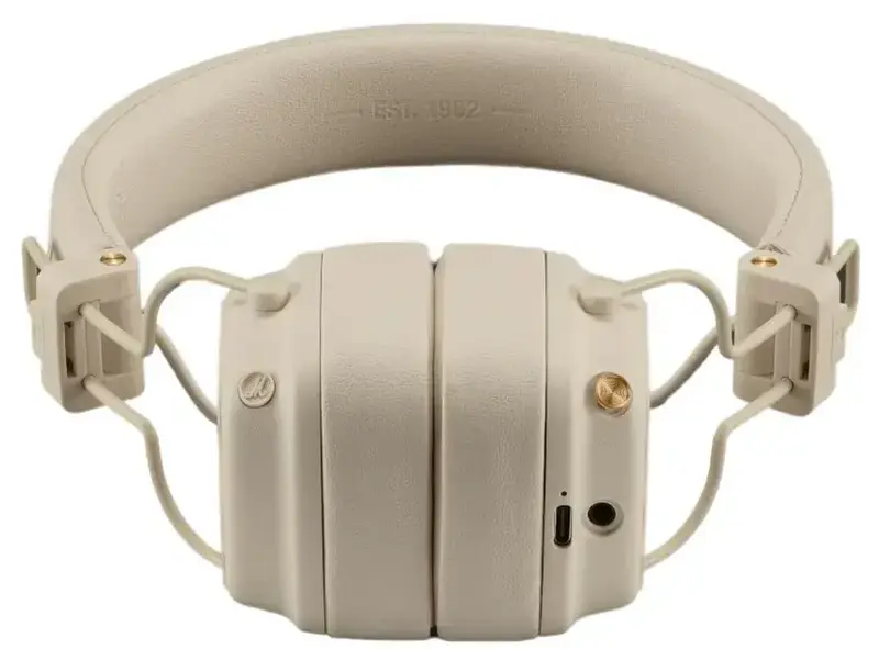 Наушники Marshall Major V BT Cream - фото - №3