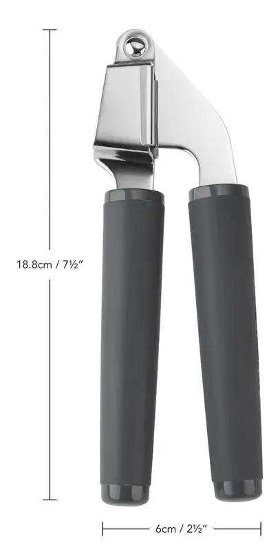 Пресс для чеснока KitchenAid Coreline, 19 см, серый (KAS132OHCGG) фото