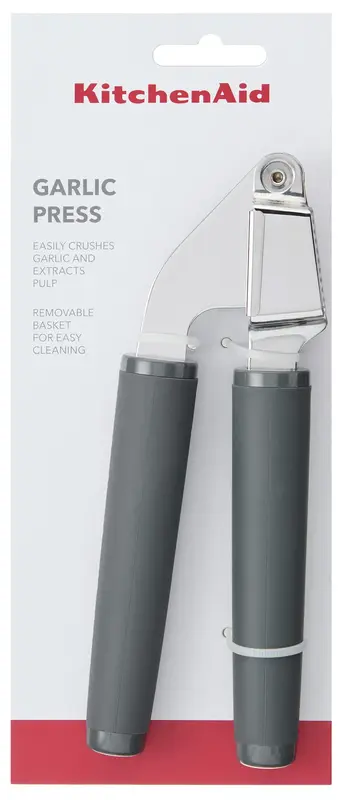 Пресс для чеснока KitchenAid Coreline, 19 см, серый (KAS132OHCGG) фото