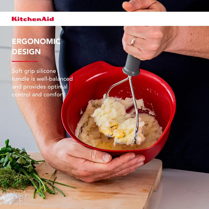 Картоплям'янка KitchenAid Coreline, 25,7 см, сірий (KAS008OHCGG) - фото - №10