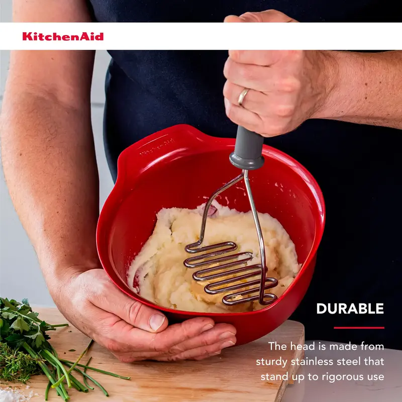 Картоплям'янка KitchenAid Coreline, 25,7 см, сірий (KAS008OHCGG) - фото - №11