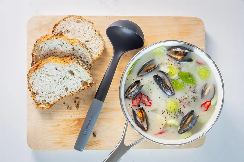 Ополоник KitchenAid Coreline, 31,5 см, сірий (KAS006OHCGG) - фото - №8