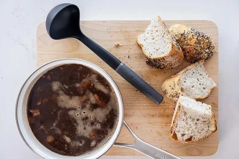 Ополоник KitchenAid Coreline, 31,5 см, сірий (KAS006OHCGG) - фото - №6