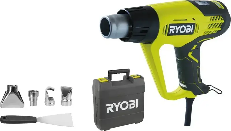 Фен будівельний Ryobi EHG2020LCD 2000Вт фото