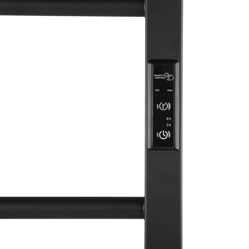 Полотенцесушитель Ardesto электрический Square-TR K, 770x430х80мм, черный матовый (6.1.0701.06.BM) фото