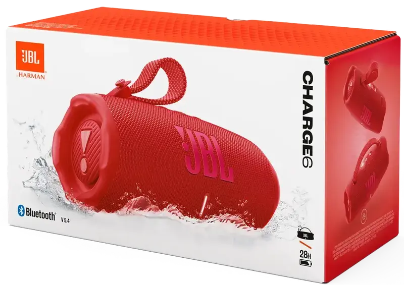 Акустика JBL Charge 6 Red - фото - №3