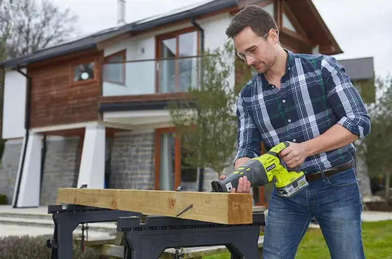 Пила шабельна акумуляторна Ryobi ONE+ R18RS-0 18V без АКБ та ЗП фото