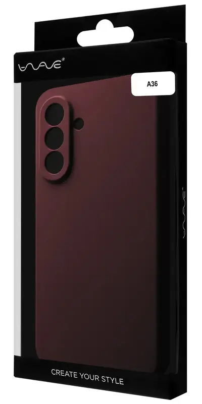 Чохол для Samsung A36 WAVE Full Silicone Cover (plum) - фото - №4