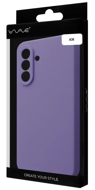 Чохол для Samsung A36 WAVE Full Silicone (light purple) - фото - №4