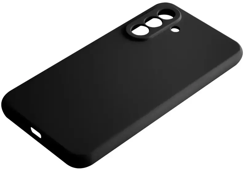 Чехол для Samsung A36 WAVE Full Silicone (black) - фото - №2