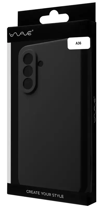 Чехол для Samsung A36 WAVE Full Silicone (black) - фото - №4