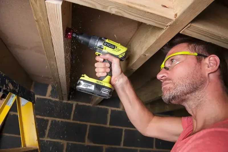 Шуруповерт-дриль акумуляторний Ryobi ONE+ R18DD3-0 18V без АКБ та ЗП - фото - №2