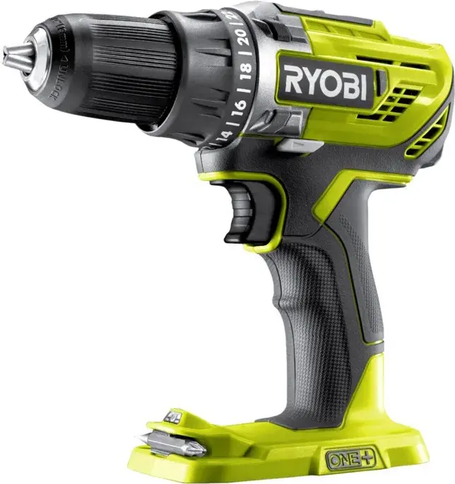 Шуруповерт-дриль акумуляторний Ryobi ONE+ R18DD3-0 18V без АКБ та ЗП - фото - №0