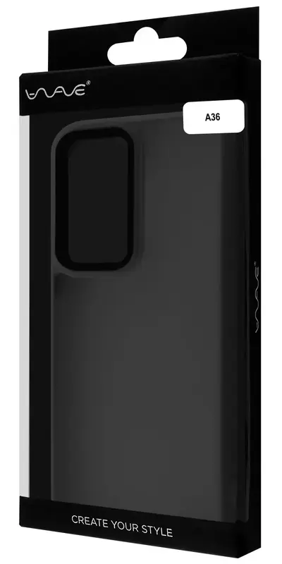 Чохол для Samsung A36 WAVE Matte Color Case (black) - фото - №4